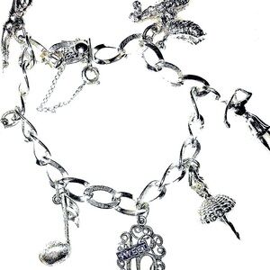 BEAU Sterling Silver Charm Bracelet